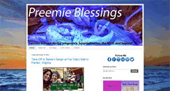 Desktop Screenshot of preemieblessings.com